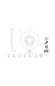 Fren - 6 - Diski Ön Fıat 500x 14- Jeep Renegade 14- - Dpmıx-hb - Compass 16- Fiat Fren - 6 - Diski Ön Fıat 500x 14- Jeep Renegade 14- - Dpmıx-hb - Compass 16- Fiat
