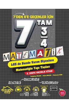 7’den 8’e Geçenler için Matematik Hazırlık Kitabı- Newton Yayınları 7’den 8’e Geçenler için Matematik Hazırlık Kitabı- Newton Yayınları