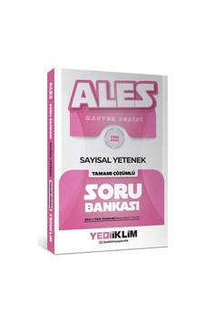 Yediiklim 2027 Ales Sayısal Yetenek Tamamı Çözümlü Soru Bankası Yediiklim Yayınları