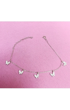 Oriental Kuyumculuk Jewellery Kelebek Gümüş Bileklik Beyaz Oriental Kuyumculuk Jewellery Kelebek Gümüş Bileklik Beyaz