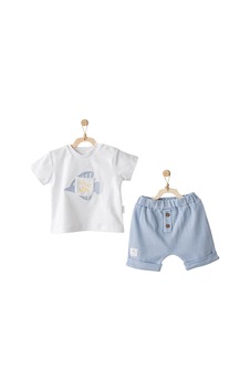 Andywawa Ac25608 Ocean İs My Happy Place 2'li Bebe Takım Blue Andywawa Ac25608 Ocean İs My Happy Place 2'li Bebe Takım Blue