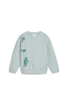 Puma X Trolls Graphic Crew Mavi Erkek Sweatshirt Puma X Trolls Graphic Crew Mavi Erkek Sweatshirt