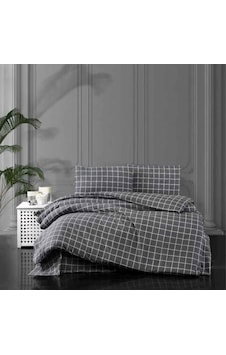 Ranforce Kumaşından Çift Kişilik Nevresim Seti 200x220 Antrasit Gri Ranforce Kumaşından Çift Kişilik Nevresim Seti 200x220 Antrasit Gri