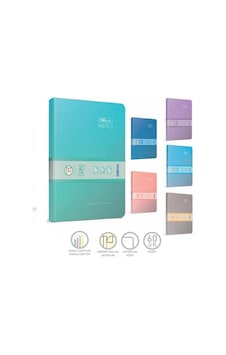 Gıpta Thebook Defter Pastels İplik Dikişli Sert Kapak 20x28 200 Yaprak Kareli