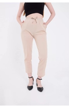 Tarzyeri Kadın Tam Kalıp Basic Eşofman Pantolon - Bej 001 Tarzyeri Kadın Tam Kalıp Basic Eşofman Pantolon - Bej 001