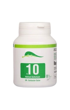 Schüssler Tuzları Actomins Nr 10 Natrium Sulfuricum 400 Tablet Schüssler Tuzları Actomins Nr 10 Natrium Sulfuricum 400 Tablet