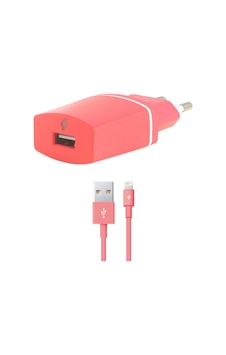 Ttec 2SCC2001P Compact Serisi Apple Uyumlu iOS Lightning 1A Seyahat Şarj Cihazı Pembe Ttec 2SCC2001P Compact Serisi Apple Uyumlu iOS Lightning 1A Seyahat Şarj Cihazı Pembe