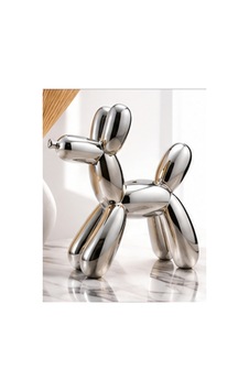 Köpek Balon Biblo Balkon Dog Biblo 17 Cm Gümüş Köpek Balon Biblo Balkon Dog Biblo 17 Cm Gümüş