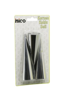 İbico İ22-160 Metal Korne Kalıp Ve Pasta Dekorasyon Aparatı - 3 Parça Çok Renkli İbico İ22-160 Metal Korne Kalıp Ve Pasta Dekorasyon Aparatı - 3 Parça Çok Renkli