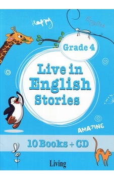 Grade 4 Live in English Stories-10 Books CD - Seval Deniz - Living English Dictionary