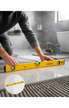 Astraltech 600 Mm Su Terazisi Sarı Dayanıklı Gövde Astraltech 600 Mm Su Terazisi Sarı Dayanıklı Gövde