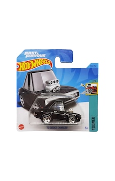 Hot Wheels '70 Dodge Charger Fast & Furious - Tooned Siyah 1/64 Diecast Model Araba Çok Renkli