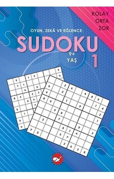 Sudoku 1 - Oyun Zeka ve Eğlence: Kolay Orta Zor- Beyaz Balina Yayınları Sudoku 1 - Oyun Zeka ve Eğlence: Kolay Orta Zor- Beyaz Balina Yayınları
