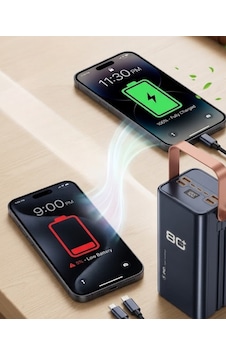 Ultra Güçlü 80000 Mah Cihaz Destekli Led Ekranlı Batarya 20w Powerbank Siyah Ultra Güçlü 80000 Mah Cihaz Destekli Led Ekranlı Batarya 20w Powerbank Siyah