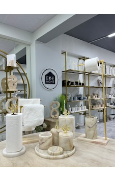 Dekoratif Doğal Şeker Mermer 10 Parça Gold Mercan Banyo Seti Dekoratif Doğal Şeker Mermer 10 Parça Gold Mercan Banyo Seti