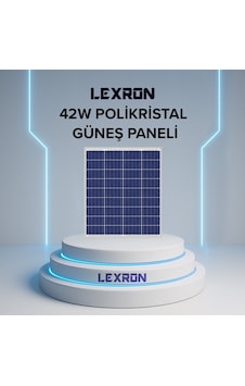 Lexron 42w Polikristal Güneş Paneli Lexron 42w Polikristal Güneş Paneli