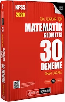 Pegem Akademi Kpss Matematik Geometri 30 Deneme Pegem Akademi Kpss Matematik Geometri 30 Deneme