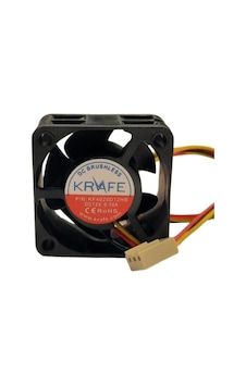 Krafe 40x40x20 12v Dc 3 Kablolu Rulmanlı Fan Krafe 40x40x20 12v Dc 3 Kablolu Rulmanlı Fan