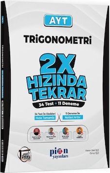 Pion Yayınları Ayt Trigonometri Ders Platosu 2x Hızında Tekrar