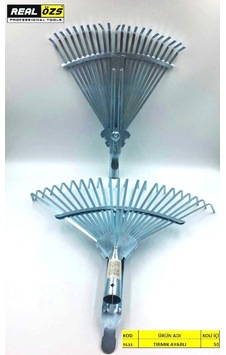 Ayarlı 22 Dişli Metal Tırmık 5570