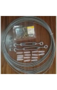 File Montaj Mazemesi 2 Metre Uyumlu Kanca Dubel Çelik Halat File File Montaj Mazemesi 2 Metre Uyumlu Kanca Dubel Çelik Halat File
