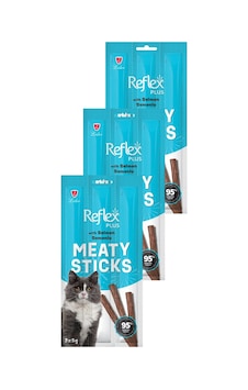 Meaty Sticks Somonlu Kedi Ödül Çubuğu 3x5gr Üçlü Paket Meaty Sticks Somonlu Kedi Ödül Çubuğu 3x5gr Üçlü Paket