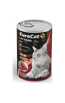 Eurocat - 679 - Sığır Parça Etli Yetişkin Kedi Konserve - Dpmıx-hb - 400 Gr