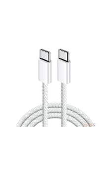Usb-c To Usb-c Hızlı Şarj Kablosu Type-c 60w Pd, 1m Örgülü Şarj Kablosu 15 16 Pro Max, S24 S23 Ultra, İpad Pro Ve Usb-c Cihazlarla Uyumlu - Bydiz