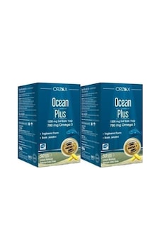 Ocean Ocean Plus 1200 Mg 50 Kapsül Balık Yağı 2'li Set Ocean Ocean Plus 1200 Mg 50 Kapsül Balık Yağı 2'li Set