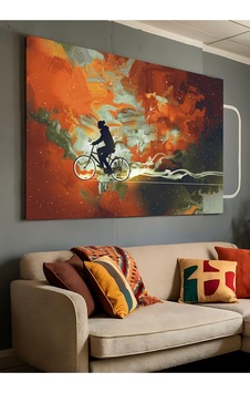 Kanvas Tablo Yolunu Bulan Bisikletli Adam Dekoratif Kanvas Tablo 30 X 40 Kanvas Tablo Yolunu Bulan Bisikletli Adam Dekoratif Kanvas Tablo 30 X 40