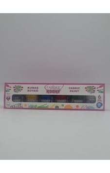 Cadence Kooky Kumaş Boyası 6'Lı 30Ml Cadence Kooky Kumaş Boyası 6'Lı 30Ml