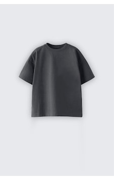 Monila Yeni Sezon Unisex Çocuk Basic Kısa Kollu Pamuklu T-shirt Antrasit Monila Yeni Sezon Unisex Çocuk Basic Kısa Kollu Pamuklu T-shirt Antrasit