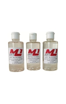 M1 ART Şeffaf Epoksi Vernik 100.ml X 3 ADET