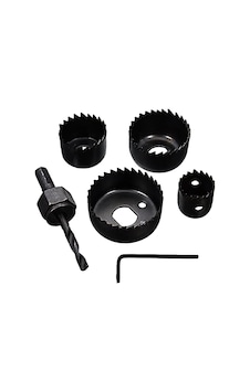 6 Parça Buat Açma Panç Seti 32-38-44-54mm & 3/8 Hex Anahtar Metal Ahşap Plastik Delik Açma 6 Parça Buat Açma Panç Seti 32-38-44-54mm & 3/8 Hex Anahtar Metal Ahşap Plastik Delik Açma