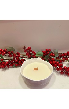 Glaze Mud Dekoratif Mum Ahşap Fitilli Minimal Tasarım Ev & Ortam Mumu Beyaz Glaze Mud Dekoratif Mum Ahşap Fitilli Minimal Tasarım Ev & Ortam Mumu Beyaz
