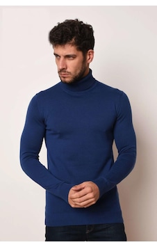 Slimfit Boğazlı Likralı Erkek Triko Kazak 001 Slimfit Boğazlı Likralı Erkek Triko Kazak 001