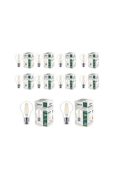 B60 4.8w E27 Led Ampul Clear Beyaz Işık 600lm 10 Adet