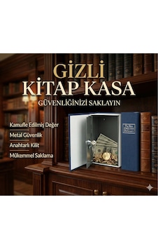 Kitap Görünümlü Gizli Kasa 86068825