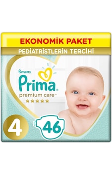 Prima Premium Care Bebek Bezi Eko Paket 4 Beden 46 Adet 4 Numara Prima Premium Care Bebek Bezi Eko Paket 4 Beden 46 Adet 4 Numara