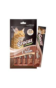 Crocus - 641 - Yengeçli Krema Kedi - Csmo-tex - Ödülü 4x15gr Crocus - 641 - Yengeçli Krema Kedi - Csmo-tex - Ödülü 4x15gr