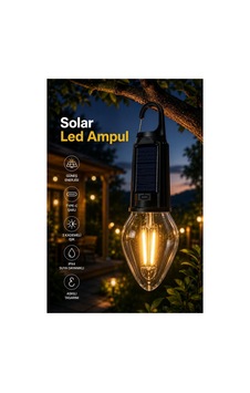 Robeve Solar Led Ampul Bahçe Aydınlatması 3 Kademeli Işık, Enerji Tasarruflu Abs Malzeme Gün Işığı Robeve Solar Led Ampul Bahçe Aydınlatması 3 Kademeli Işık, Enerji Tasarruflu Abs Malzeme Gün Işığı