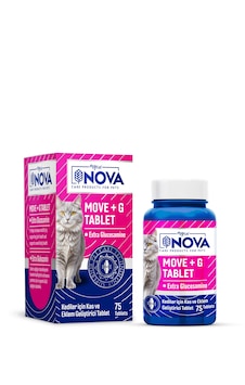 Nova Premium Move +g Glucosamine 75 Tablet Kedi Vitamini Nova Premium Move +g Glucosamine 75 Tablet Kedi Vitamini