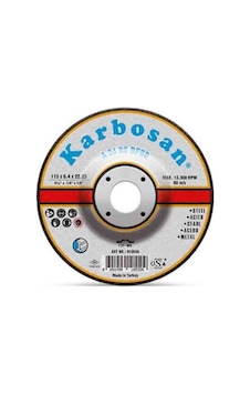 Karbosan 10550 Metal Taşlama Taşı 115X6.4X22.23Mm Karbosan 10550 Metal Taşlama Taşı 115X6.4X22.23Mm