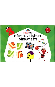 Redka Görsel Ve İşitsel Dikkat Seti 3 Yaş Redka Görsel Ve İşitsel Dikkat Seti 3 Yaş