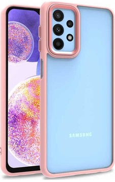 Galaxy A23 Kılıf Zore Flora Kapak Rose Gold Galaxy A23 Kılıf Zore Flora Kapak Rose Gold