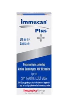 Imuneks Immucan Plus Afrika Sardunyası Sıvı Takviye Edici Gıda 20ml