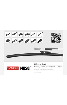 Silecek - 497 - Süpürgesi Muz Tipi 700mm A, B, C, D Ve U Tip Kollara Uygun - Csmo-tex - Silecek Süpürgesi