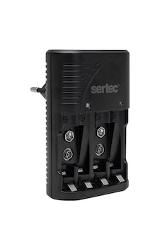 Sertec C802 4'lü İnce+kalem+9v Pil Şarj Aleti Sertec C802 4'lü İnce+kalem+9v Pil Şarj Aleti