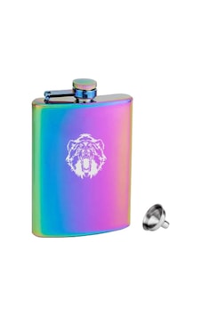 Rainbow Paslanmaz Çelik Cep İcki Matarası 8oz 240ML Vahşi Ayı Rainbow Paslanmaz Çelik Cep İcki Matarası 8oz 240ML Vahşi Ayı