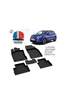 Nissan Qashqai 2 4d Araca Özel Havuzlu Kauçuk Paspas 2014-2021